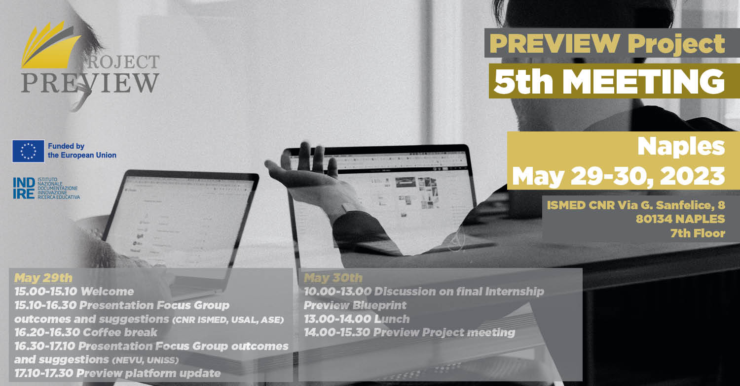 5° meeting del Progetto Preview